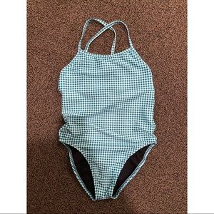 Jolyn Checkered Jackson Onesie Size 30